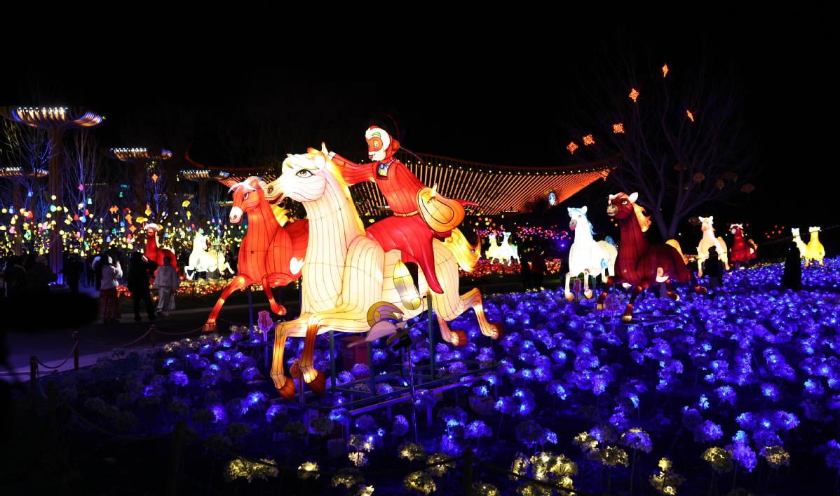 “猴年马月”组合亮相北京延庆世园灯会.jpeg