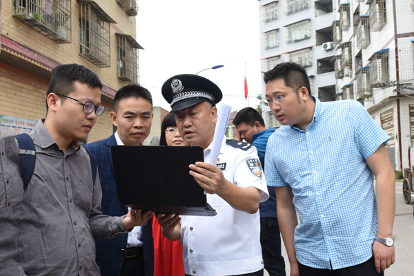 赵吉春同志到镇街检查调研看家天眼安装推广工作