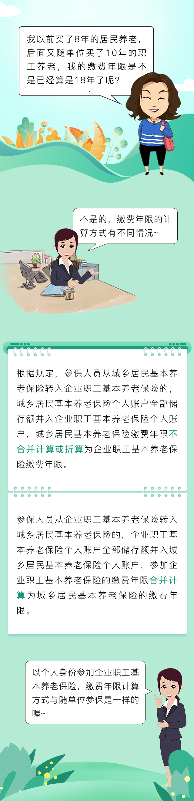 两种保险都参加过,缴费年限可以直接累计吗?.png