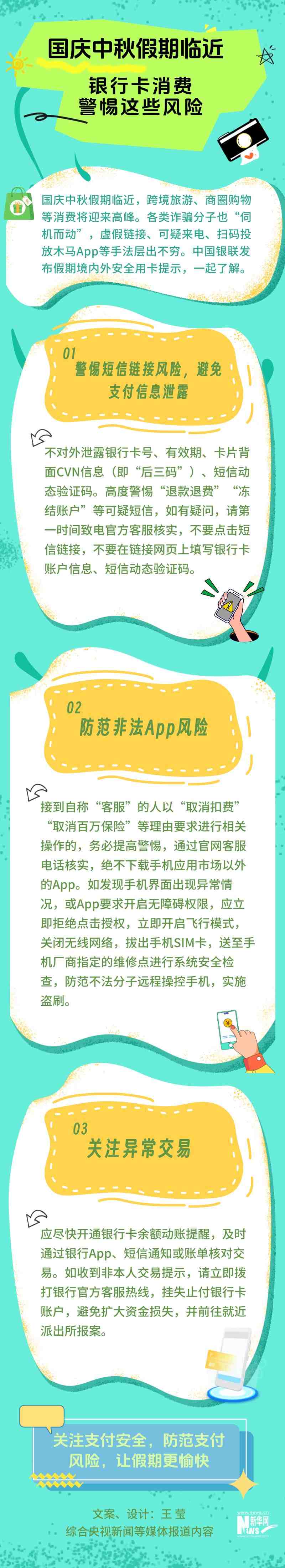 国庆中秋假期临近 银行卡消费警惕这些风险.jpg